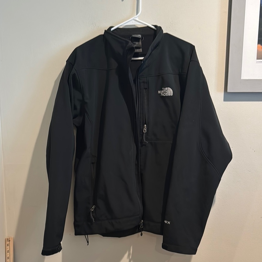 The North Face Black Performance Jacket with Stand-Up Collar
